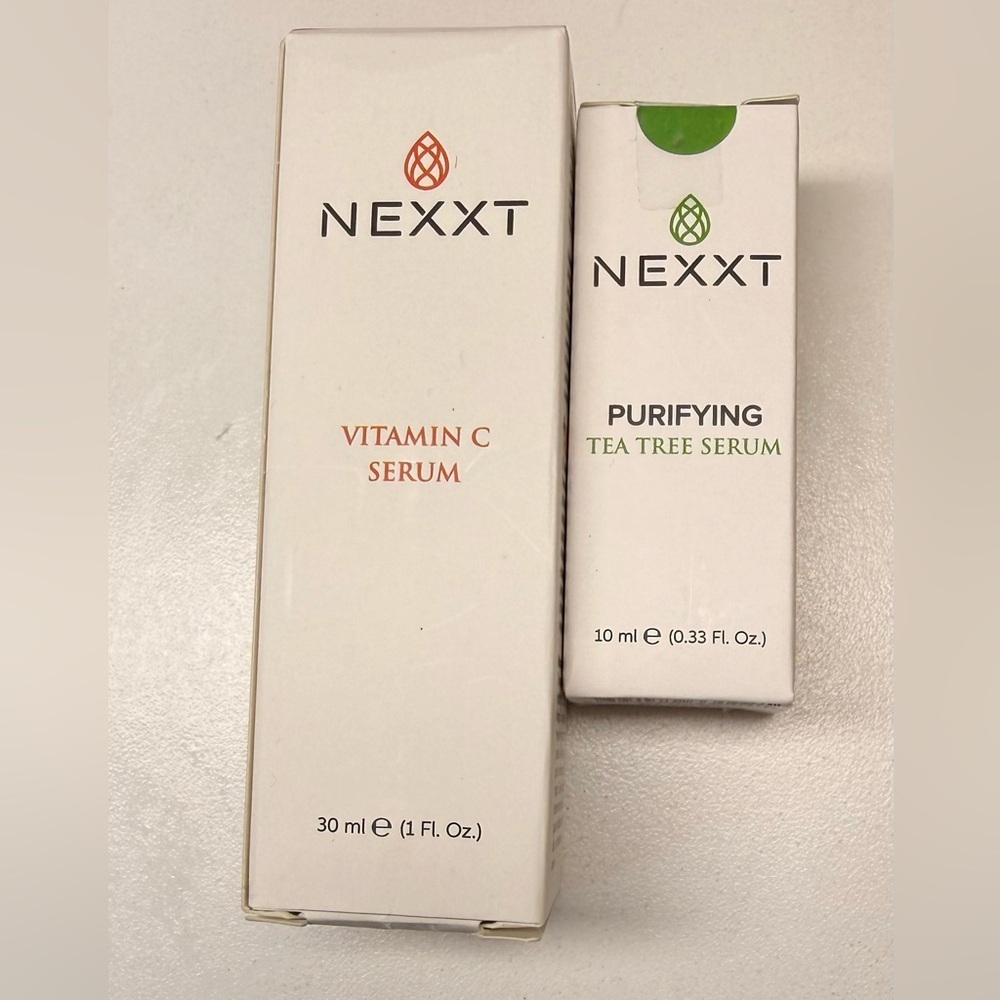 Nexxt Vitamin C Serum and Purifying Tea Tree Serum Set
